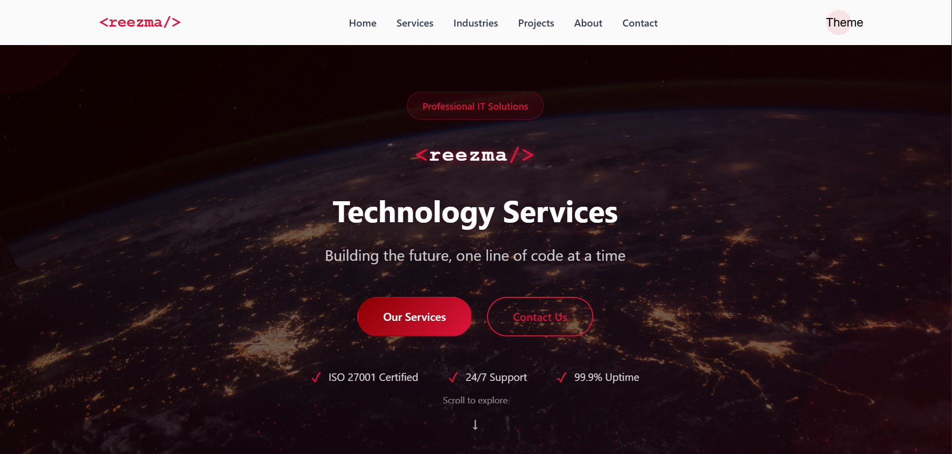 Reezma Tech Services Screenshot